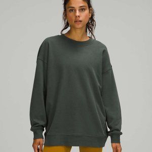 Lululemon Perfectly Oversized Crew Smoked Spruce Size 6